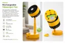 Rechargeable Telescopic Fan