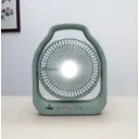 Energy Recharable Desktop Fan 8" With LED Light